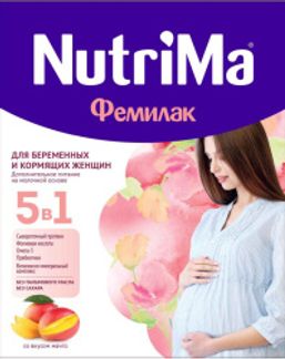 НУТРИМА ФЕМИЛАК смесь для беременных и кормящих со вкусом Манго 350г Инфаприм