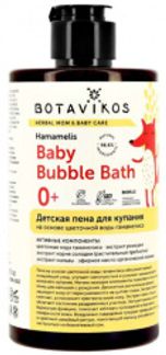 БОТАВИКОС пена для купания детская на основе цветочной воды гамамелиса 450мл Ботаника