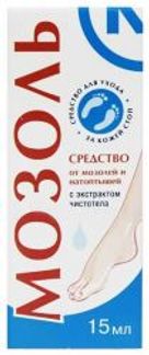 МОЗОЛЬ КА средство от мозолей и натоптышей с экстрактом чистотела 15мл Р. Косметик ООО