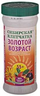 КЛЕТЧАТКА СИБИРСКАЯ Золотой возраст 55+ 280г Сибирская клетчатка