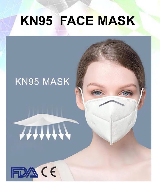 

РЕСПИРАТОР 3Д защитный KN95 (маска гигиеническая лицевая) арт. AQ-5PW 1 шт.