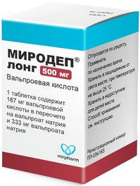 

МИРОДЕП ЛОНГ 500мг 100 шт. таблетки с пролонгированным высвобождением покрытые пленочной оболочкой